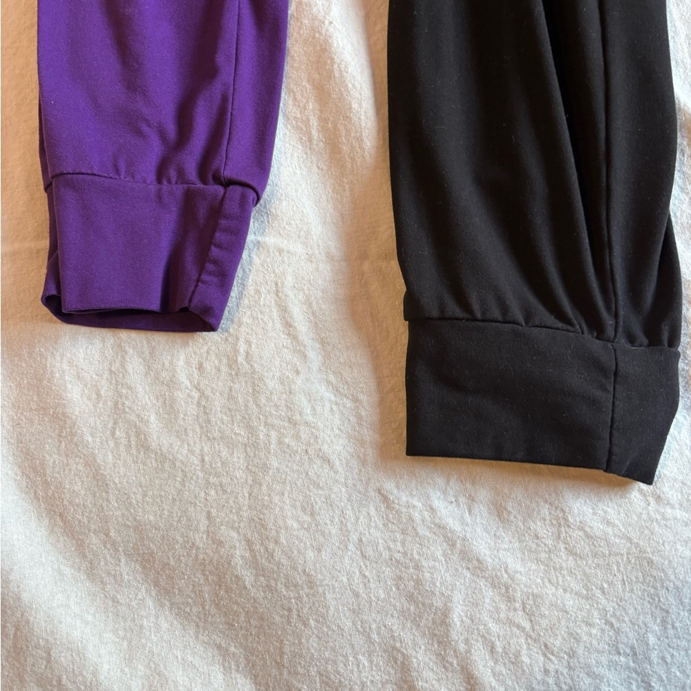 Purple, Black, and Brown Joggers - Picture 2 of 4